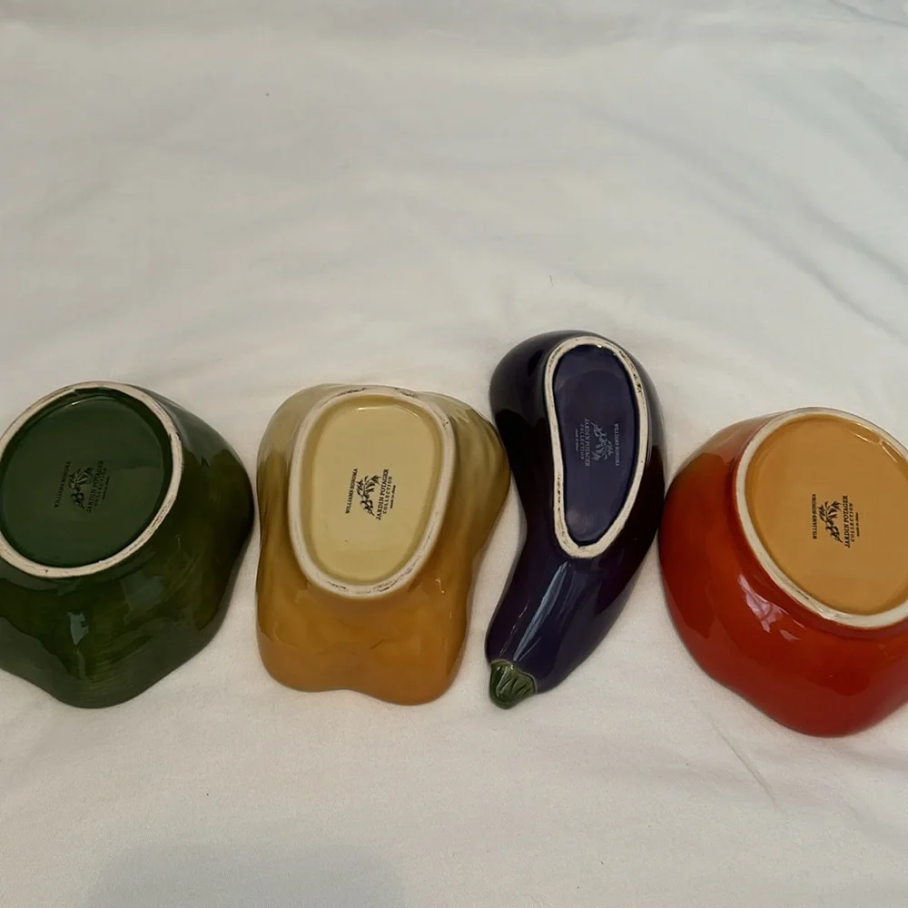 Williams Sonoma Jardin Potager dipping bowls set of 4